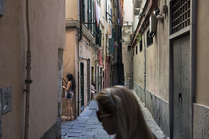 Prostituta en Sant Andreu, Cataluña